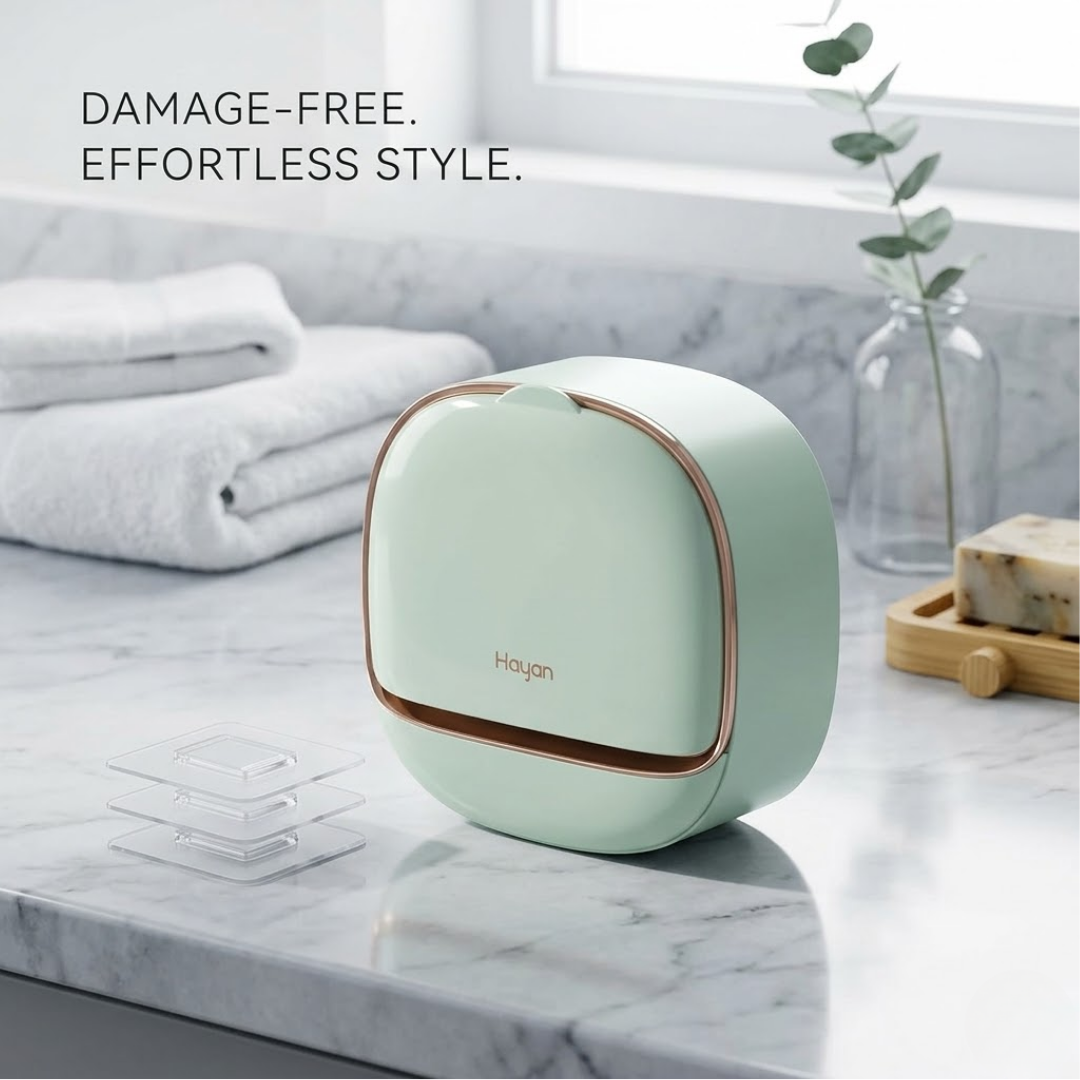 RSZZBยฎ Luxury Flip-Top Wall Soap Dispenser | No-Drill & Self-Draining