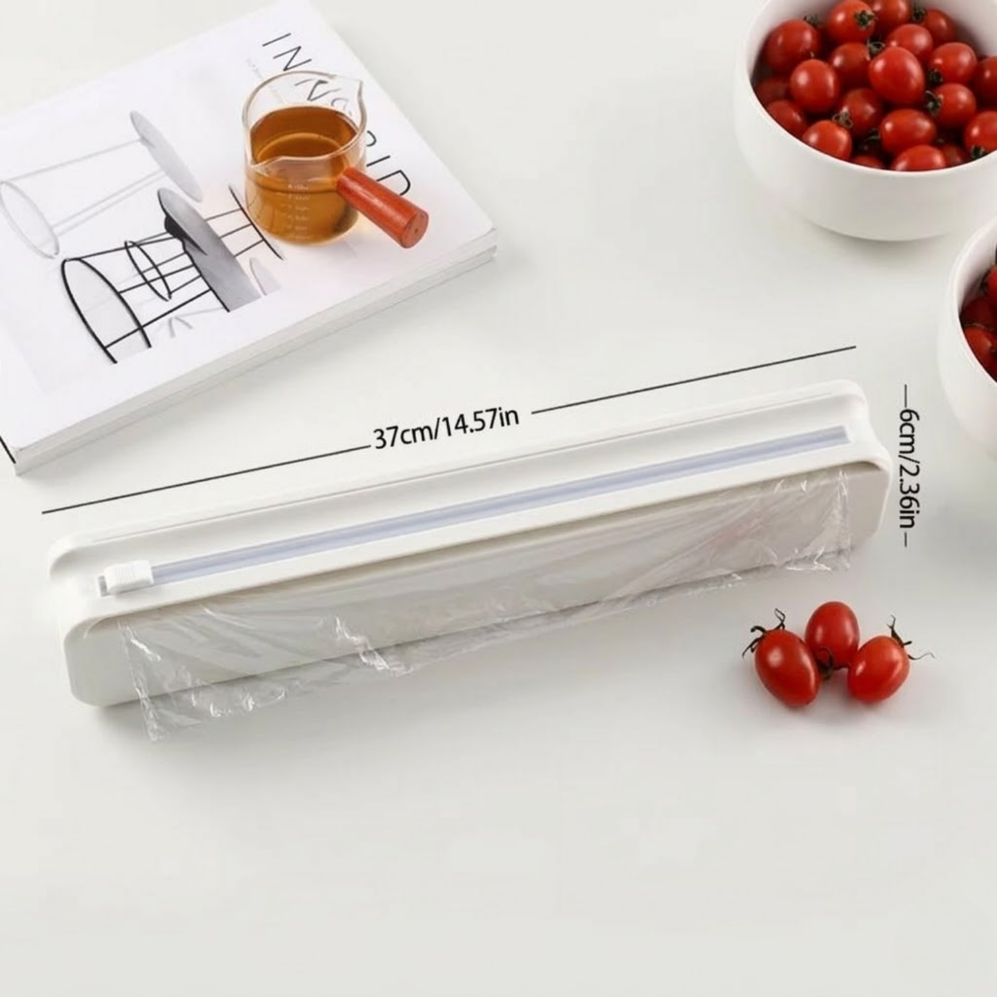 RSZZB® Glide Cut Magnetic Plastic Wrap Dispenser