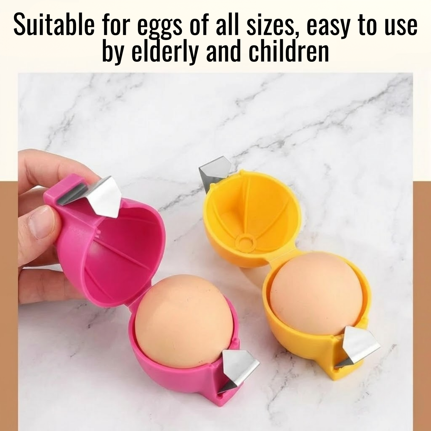 RSZZB® 2026 Handheld Egg Beater, Opener & Separator for Home Kitchens