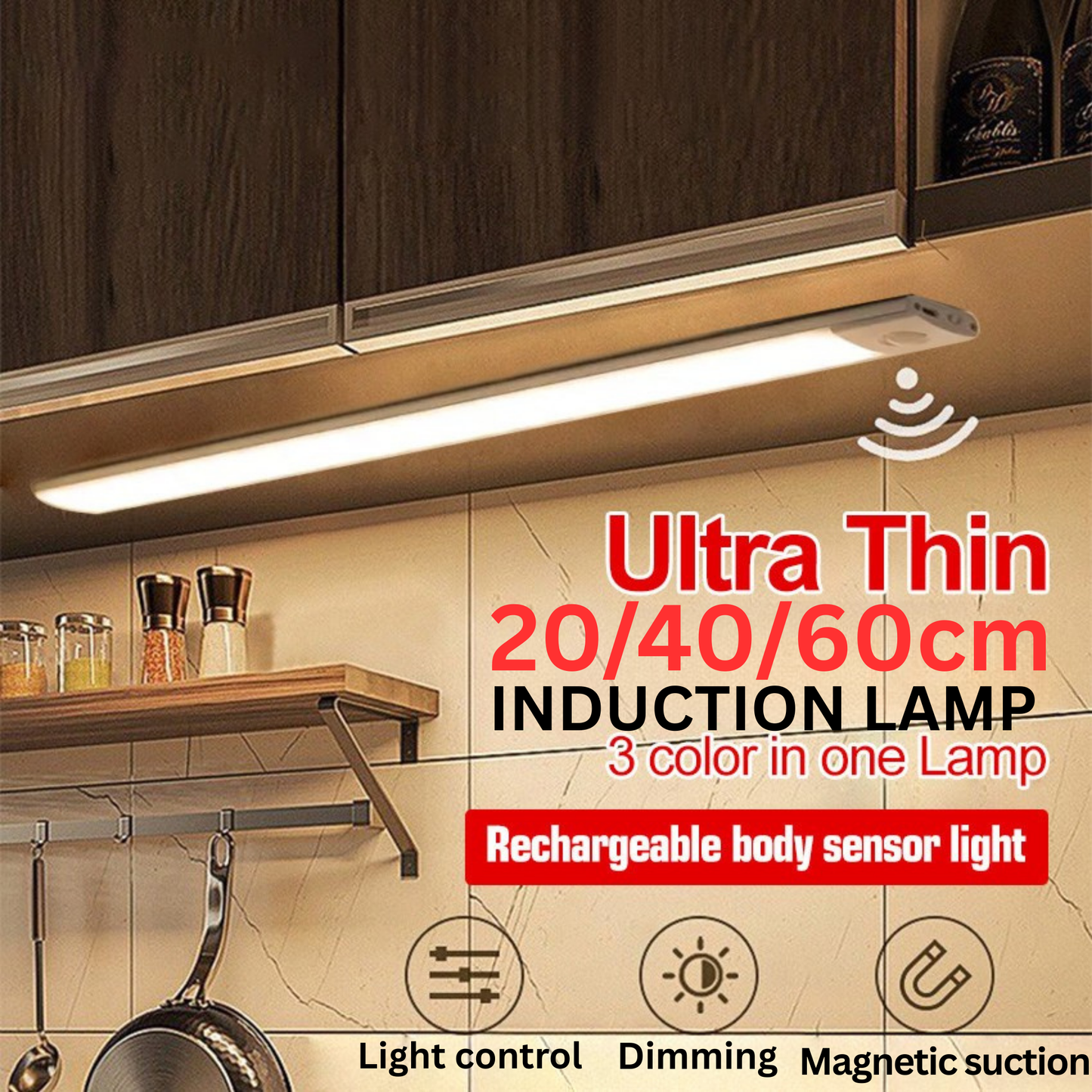 RSZZB® Human Body Sensor Hill Led Cabinet