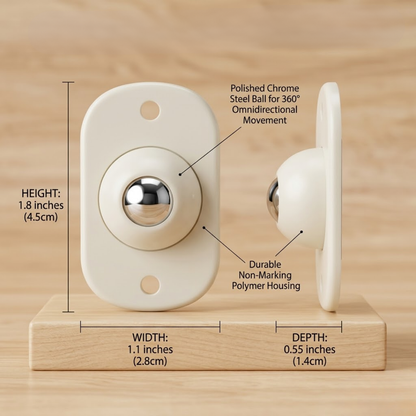 RSZZB® Instant Mobility: Adhesive Universal Wheels for Any Furniture