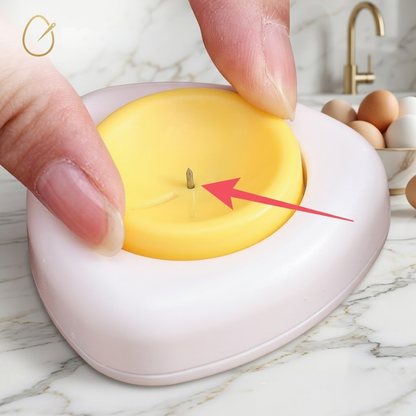 Kitchen Egg Hole Puncher: Anti-burst Design for Boiled & Steamed Eggs