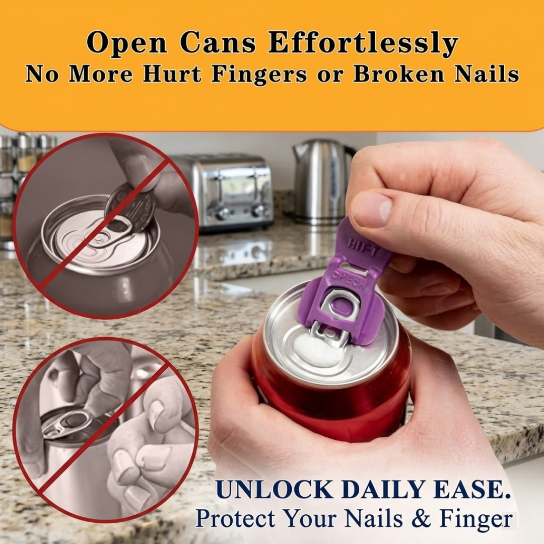 Ultimate Beverage Barricade & Easy Can Opener | Protect Nails & Keep Bugs Out!