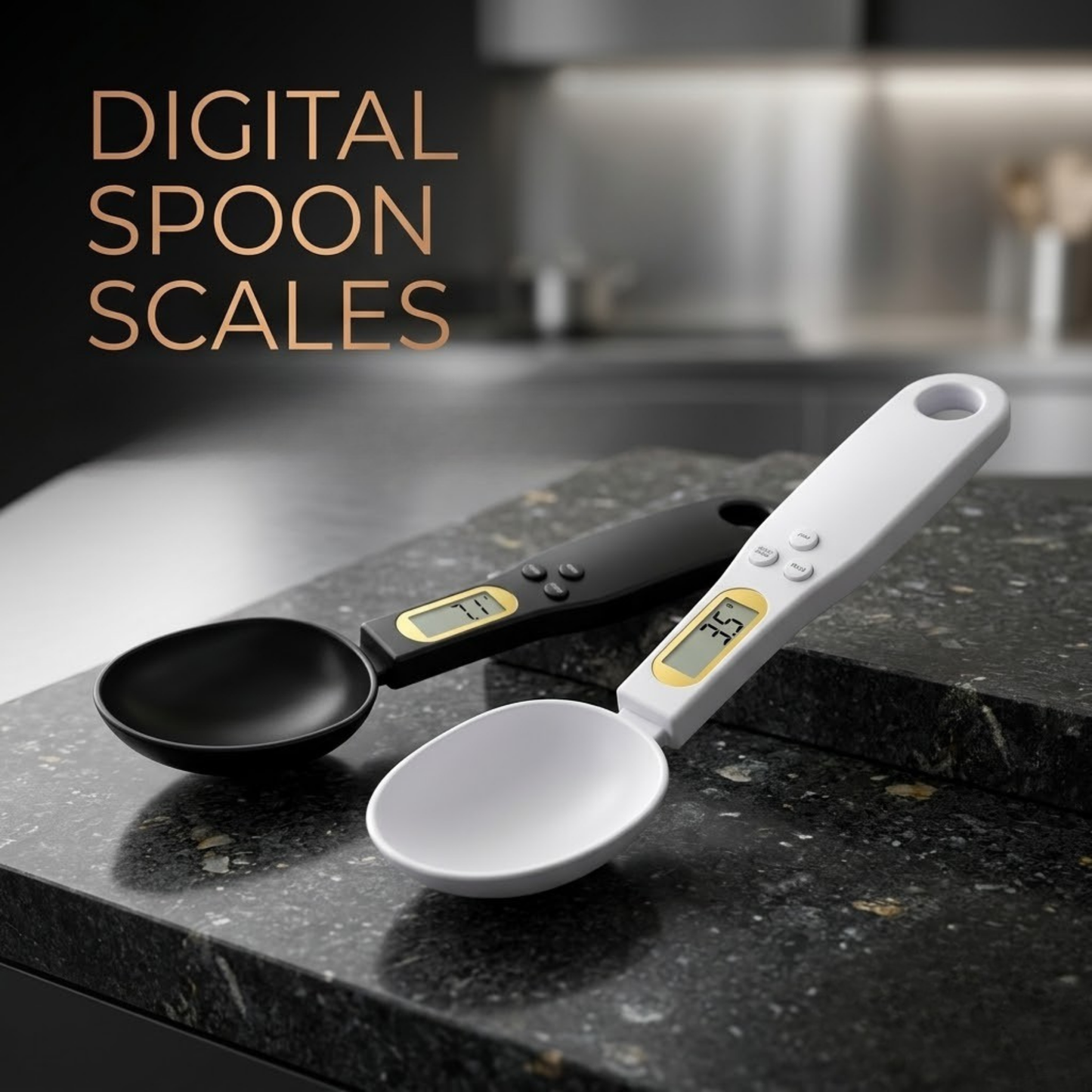 RSZZB® Accurate Electronic Measuring Spoon for Perfect Cooking, Baking, and Pet Feeding