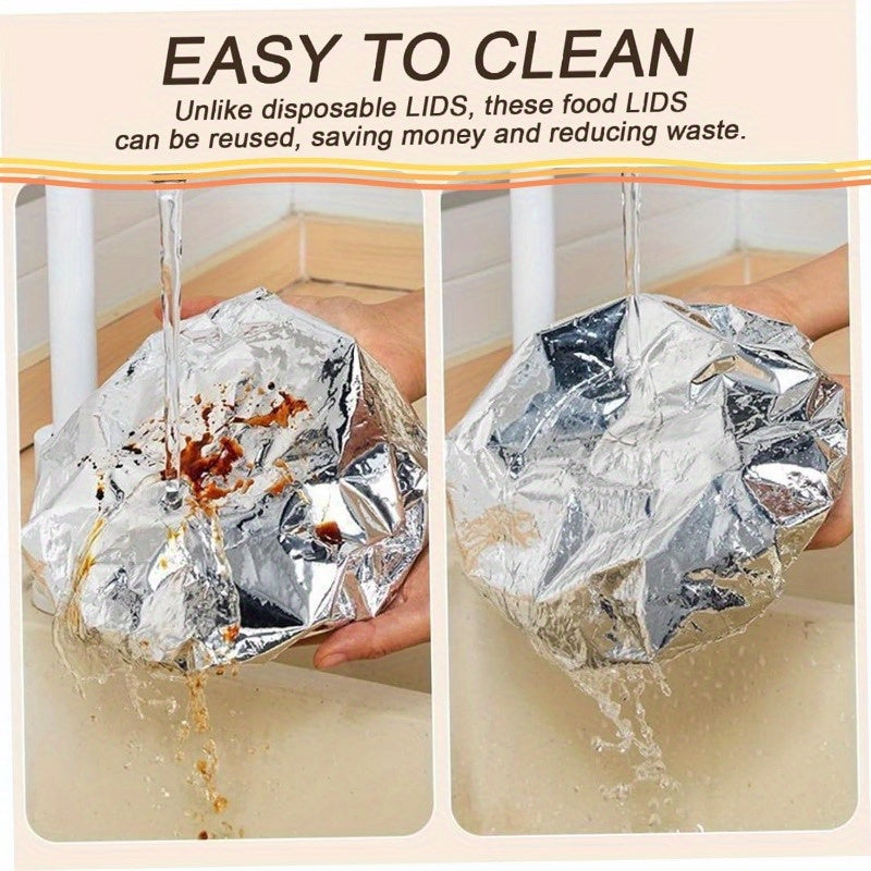 Home dining table & food container aluminum foil heat-retaining cover, kitchen food insulation and freshness keeping, high-quality aluminum foil.