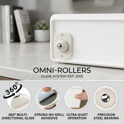 RSZZB® Instant Mobility: Adhesive Universal Wheels for Any Furniture