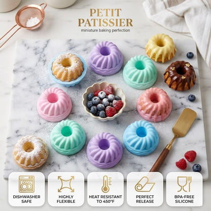Silicone Baking Cups, Pumpkin Silicone Baking Cake Molds, Nonstick Cupcake Liners, Fancy Dessert Tray