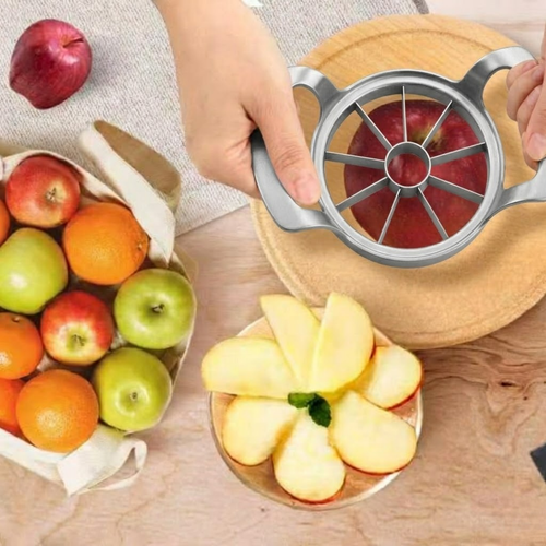 RSZZB® Blade Stainless Steel Apple & Fruit Slicer | Effortless Corer & Divider Tool