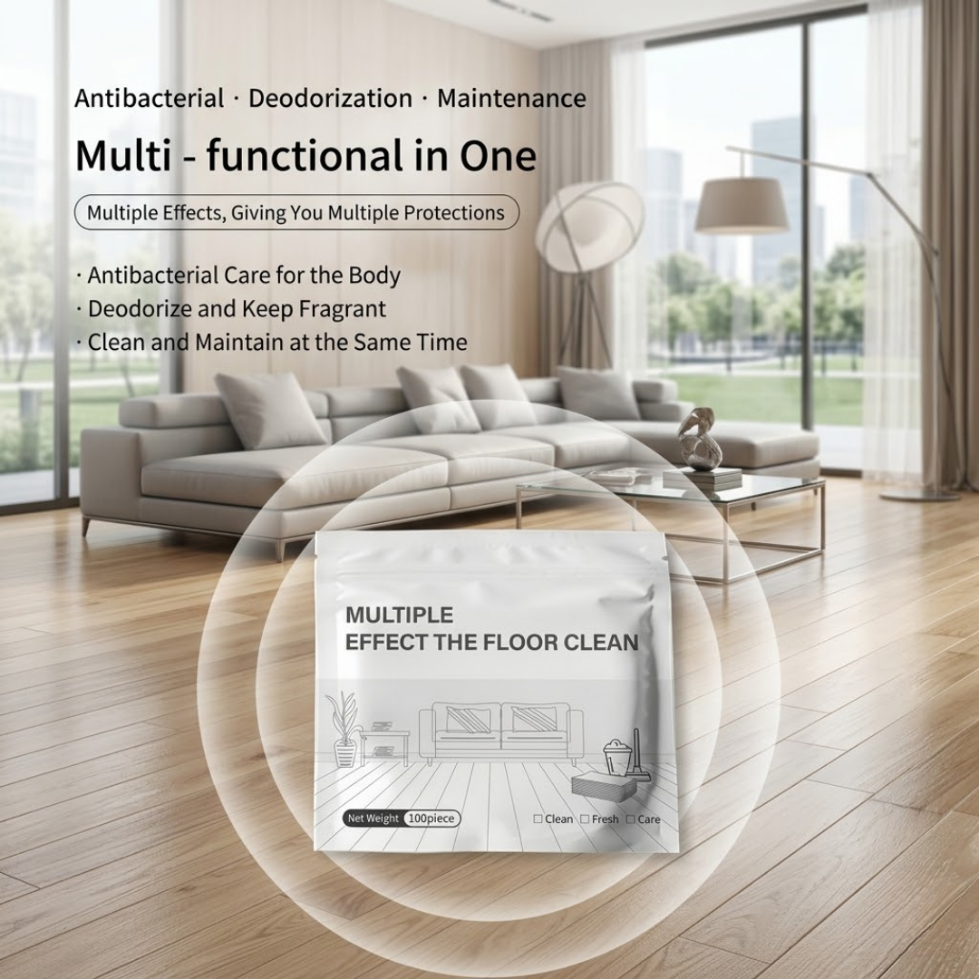 Floor Cleaning Tablets: Multi-Surface Cleaner for Hardwood, Laminate, Tile & RV Walls – Antibacterial, Deodorization & Maintenance