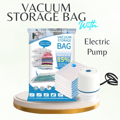 RSZZB® Vacuum Bag Storage with Electic Pump