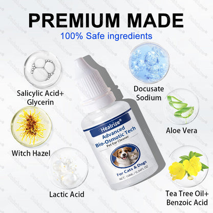 Healrize® Advanced Bio-Osmotic Tech Pet Ear Cleaner