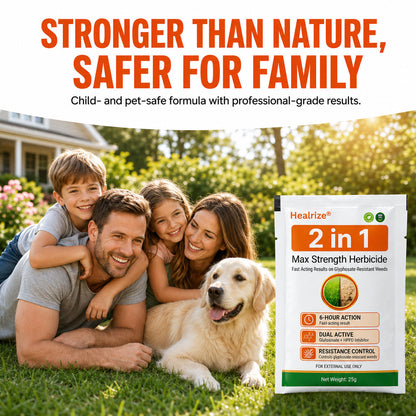 🏆U.S.𝙊𝙛𝙛𝙞𝙘𝙞𝙖𝙡 𝙎𝙩𝙤𝙧𝙚 | Healrize® 2-in-1 Max Strength Herbicide: Fast Acting Results on 𝙂𝙡𝙮𝙥𝙝𝙤𝙨𝙖𝙩𝙚-𝙍𝙚𝙨𝙞𝙨𝙩𝙖𝙣𝙩 𝙒𝙚𝙚𝙙𝙨