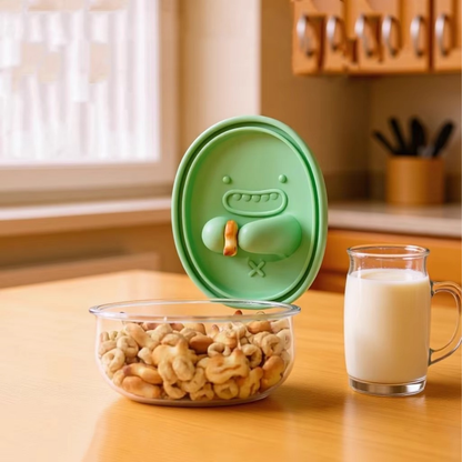 RSZZB® Snack Buddy Monster Bowls | Fun, Spill-Proof & Travel-Ready Containers
