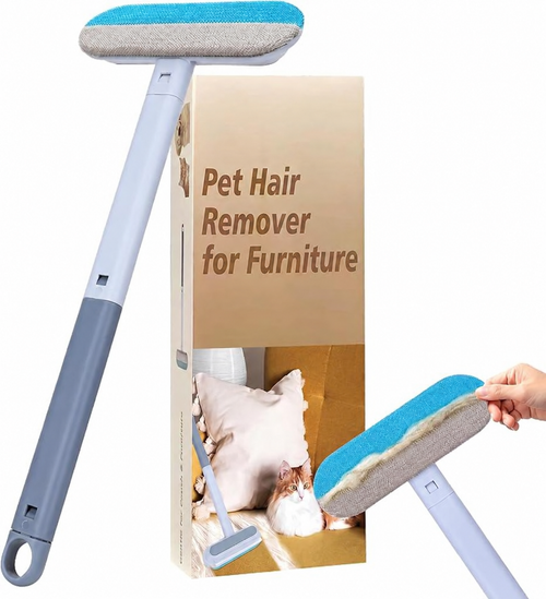 Pet Hair Remover for Furniture-Reusable Lint Brush for Dog & Cat Hair
