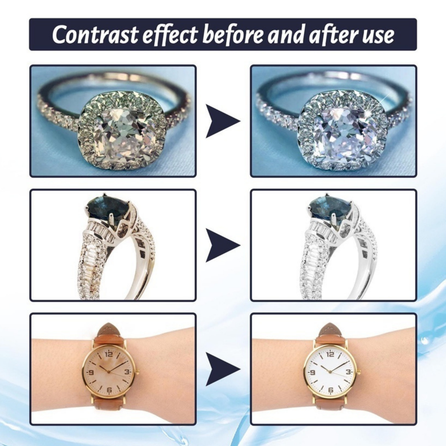 RSZZB® All-in-One Jewelry Cleaner Spray for Diamonds, Gold & Silver