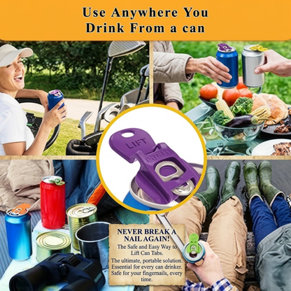 Ultimate Beverage Barricade & Easy Can Opener | Protect Nails & Keep Bugs Out!