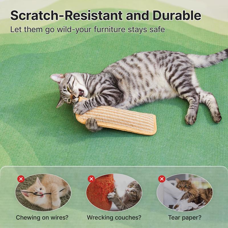 Potaroma Catnip Kicker Toy: 6000mg Organic Catnip & Durable Sisal Scratching Toy for Indoor Cats & Kittens