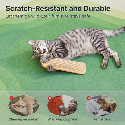 Potaroma Catnip Kicker Toy: 6000mg Organic Catnip & Durable Sisal Scratching Toy for Indoor Cats & Kittens