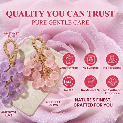 Handcrafted Aromatherapy Grape Soap | Natural Cleansing & Stylish Decor