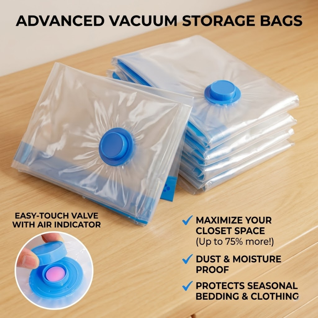 RSZZB® Ultimate Space-Saving Vacuum Storage Bags