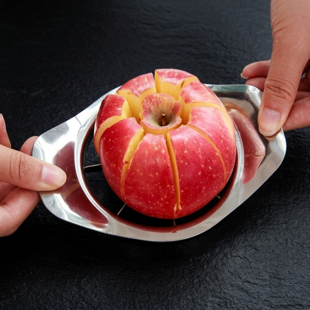RSZZB® Blade Stainless Steel Apple & Fruit Slicer | Effortless Corer & Divider Tool