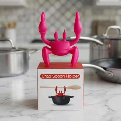 The Crab Multitasking Spoon Rest & Pot Lid Riser | Mess-Free Kitchen Gadget