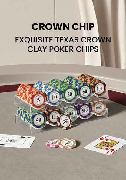 MCOIKY® Royal Elite Clay Poker Chips