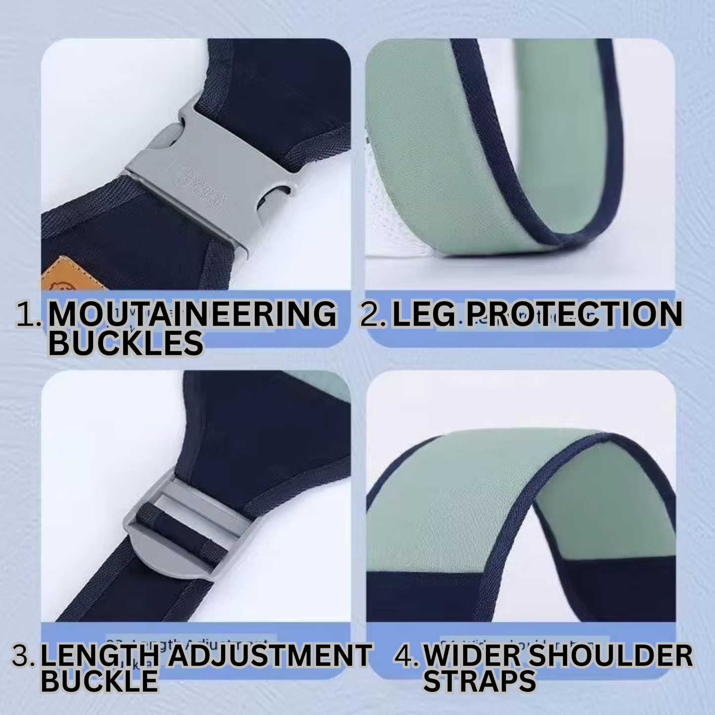 RSZZB® Baby Carrier Simple Wrap Sling Baby Waist Stool Newborn Carrier