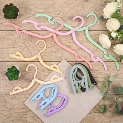 RSZZB® Space-Saving Collapsible Travel Hangers: Pack Light, Hang Anywhere