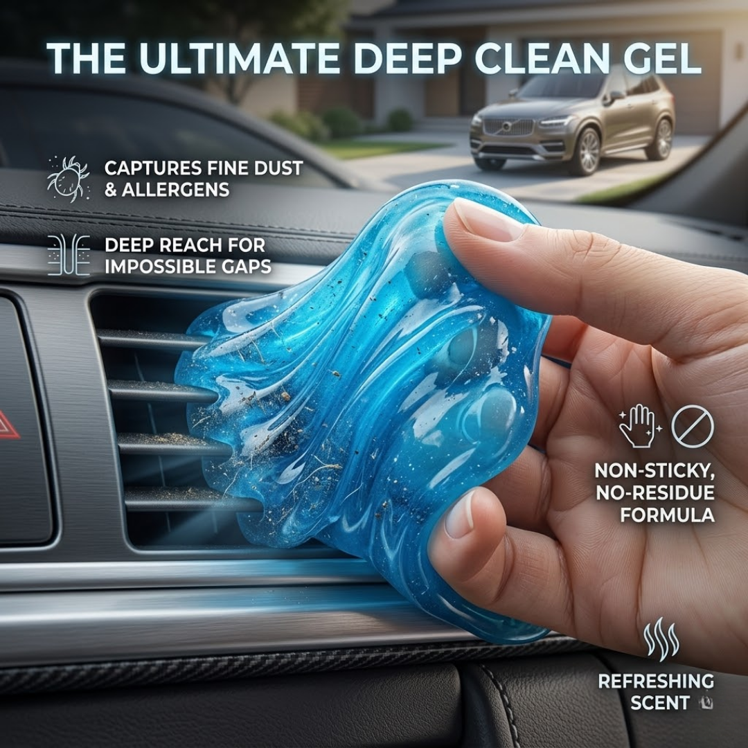 RSZZB® Ultimate Magic Cleaning Gel | Reusable Dust & Grime Remover for Car & Electronics