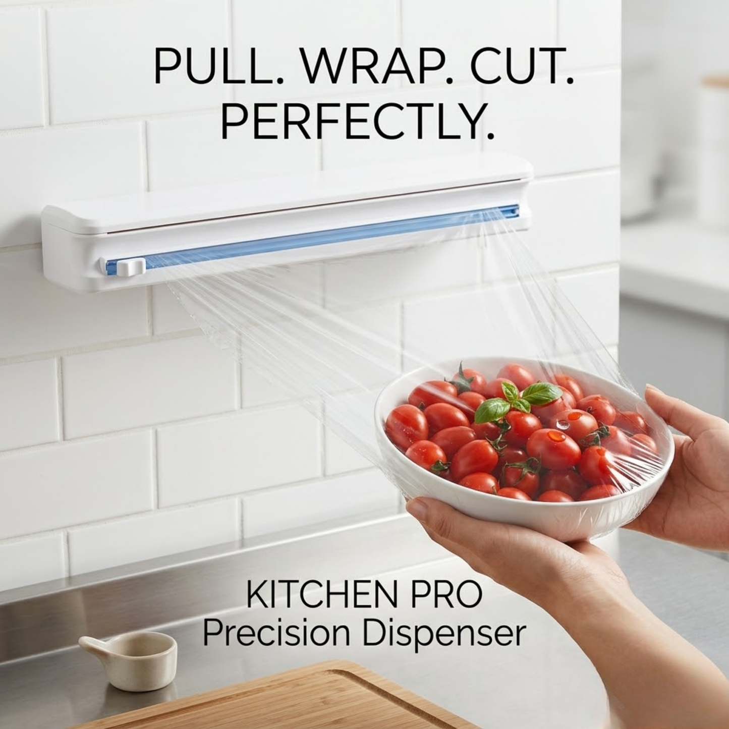 RSZZB® Glide Cut Magnetic Plastic Wrap Dispenser