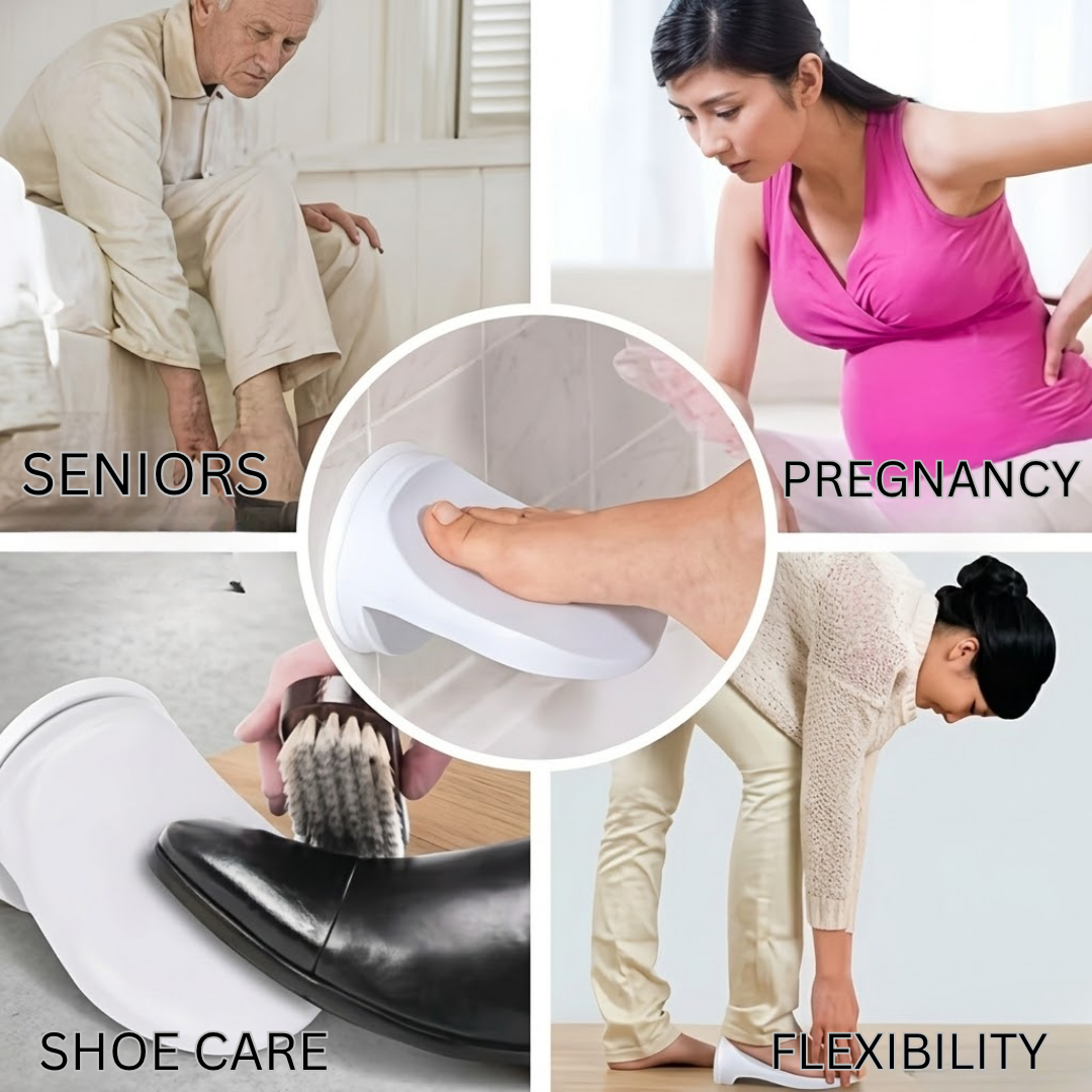 RSZZB® Bathroom Suction Cup Foot Pedal | Home Bath Footstool Board