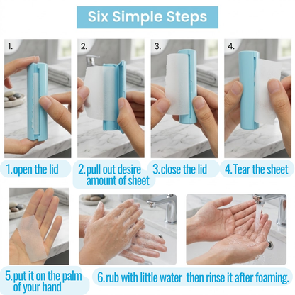 RSZZB® Portable Travel Soap Tablets: Soluble & Disposable Hand Wash