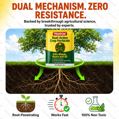 Healrize® WeedBolt Advanced Dual-Action Herbicide⚡ Fast-acting dual-action power for tough, stubborn weeds.