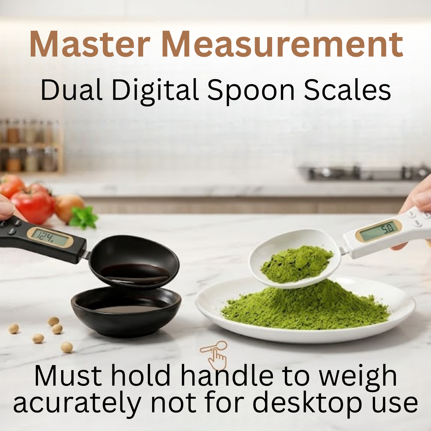 RSZZB® Accurate Electronic Measuring Spoon for Perfect Cooking, Baking, and Pet Feeding