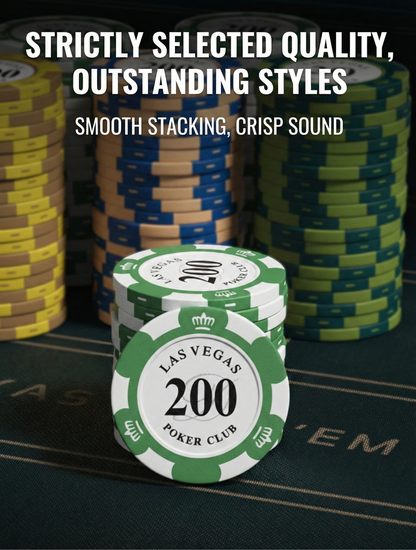 MCOIKY® Royal Elite Clay Poker Chips