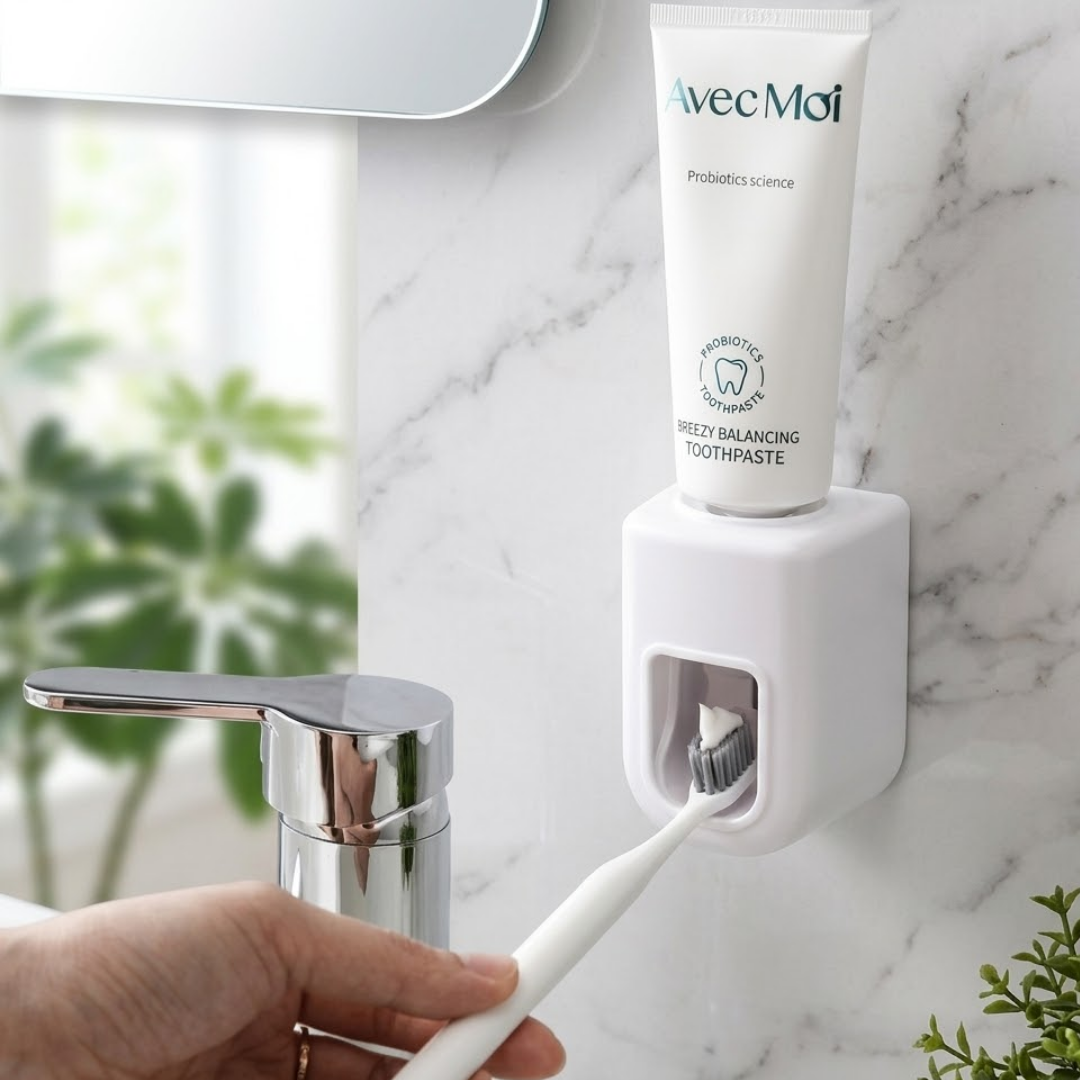 RSZZB® Automatic toothpaste squeezer wall-mounted punch-free