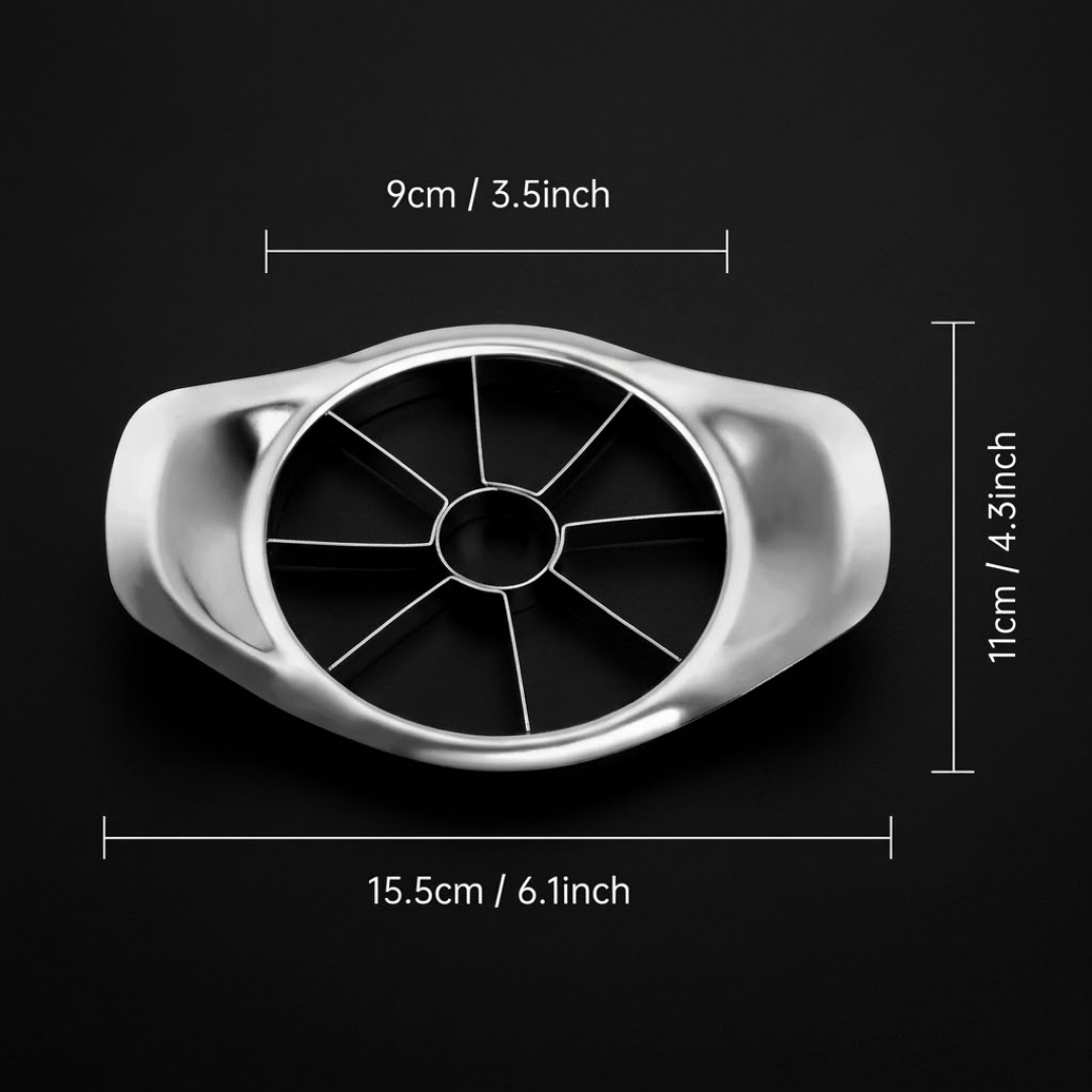 RSZZB® Blade Stainless Steel Apple & Fruit Slicer | Effortless Corer & Divider Tool