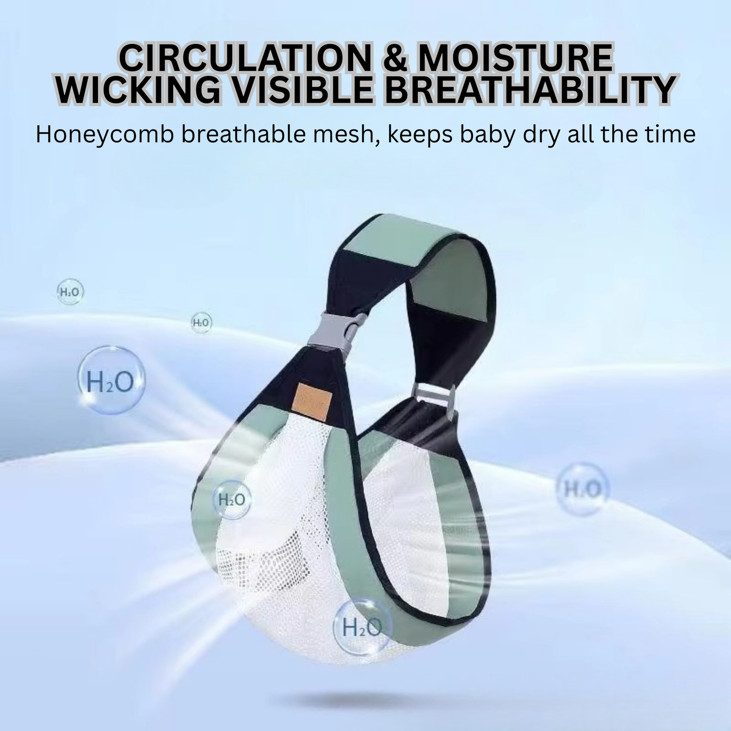 RSZZB® Baby Carrier Simple Wrap Sling Baby Waist Stool Newborn Carrier
