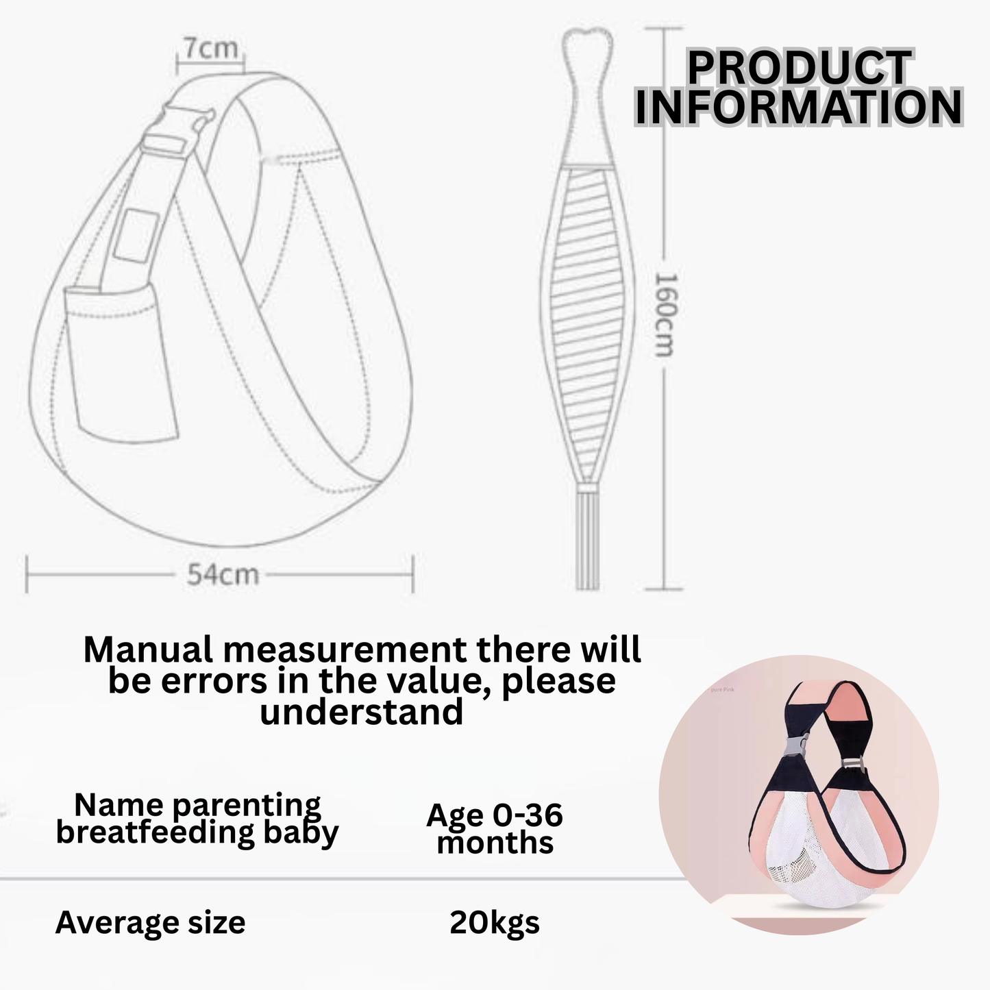 RSZZB® Baby Carrier Simple Wrap Sling Baby Waist Stool Newborn Carrier