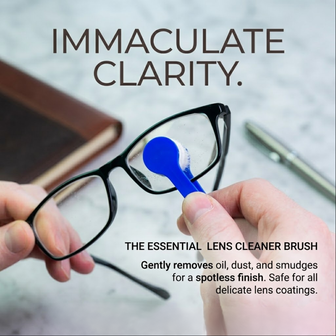 RSZZB®  2-in-1 Microfiber Lens Cleaner Brush | Scratch-Free Care for Eyewear & Cameras