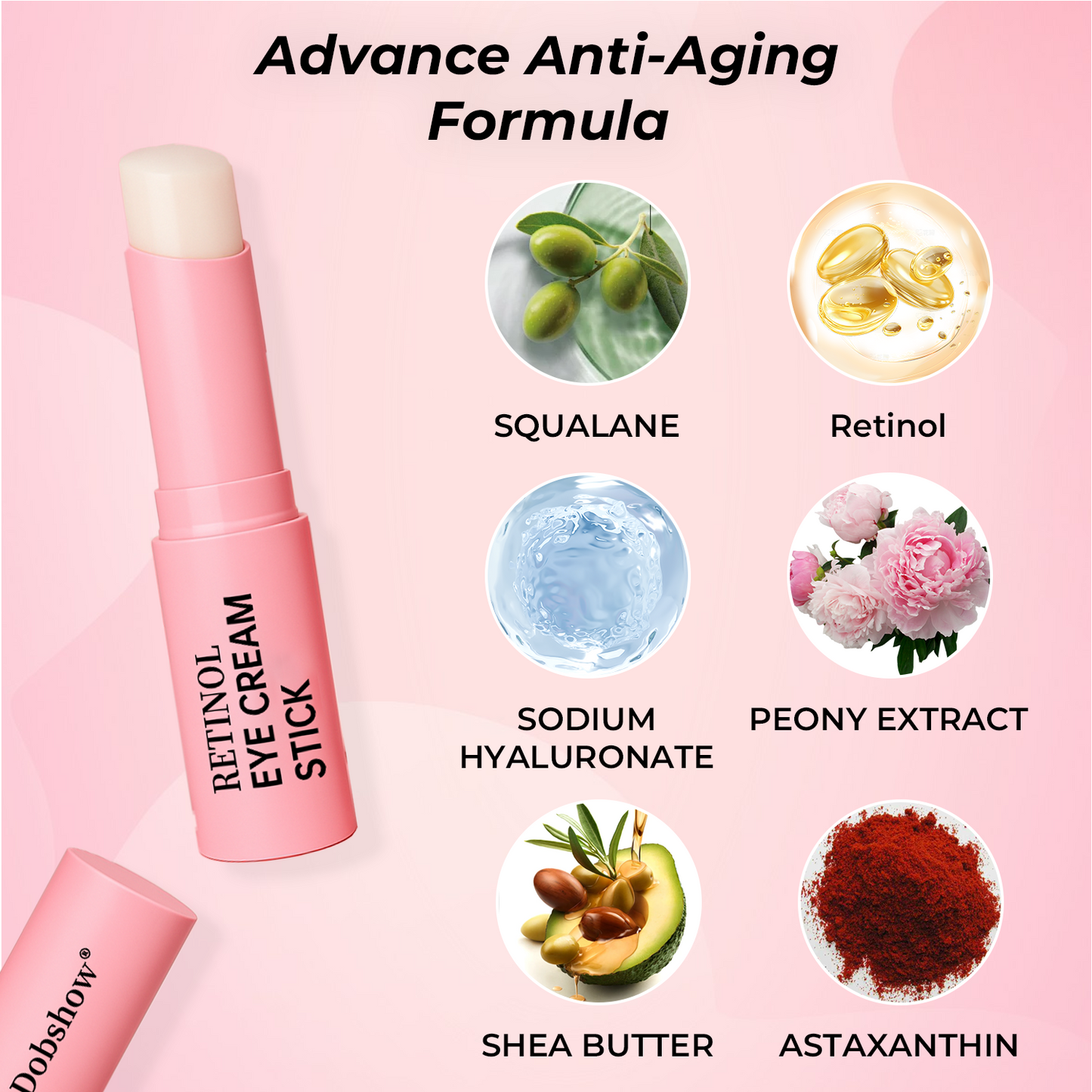 💖Dark Circle Eraser & Wrinkle Smoothing🩷 Dobshow®  Retinol Eye Cream Stick