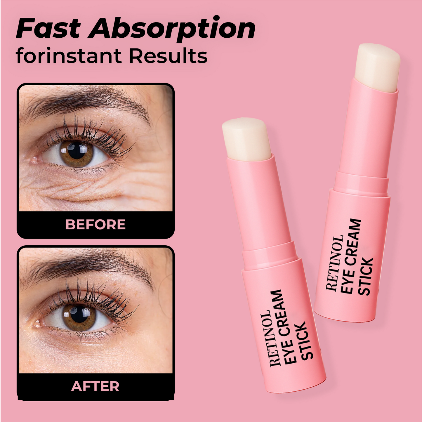 💖Dark Circle Eraser & Wrinkle Smoothing🩷 Dobshow®  Retinol Eye Cream Stick