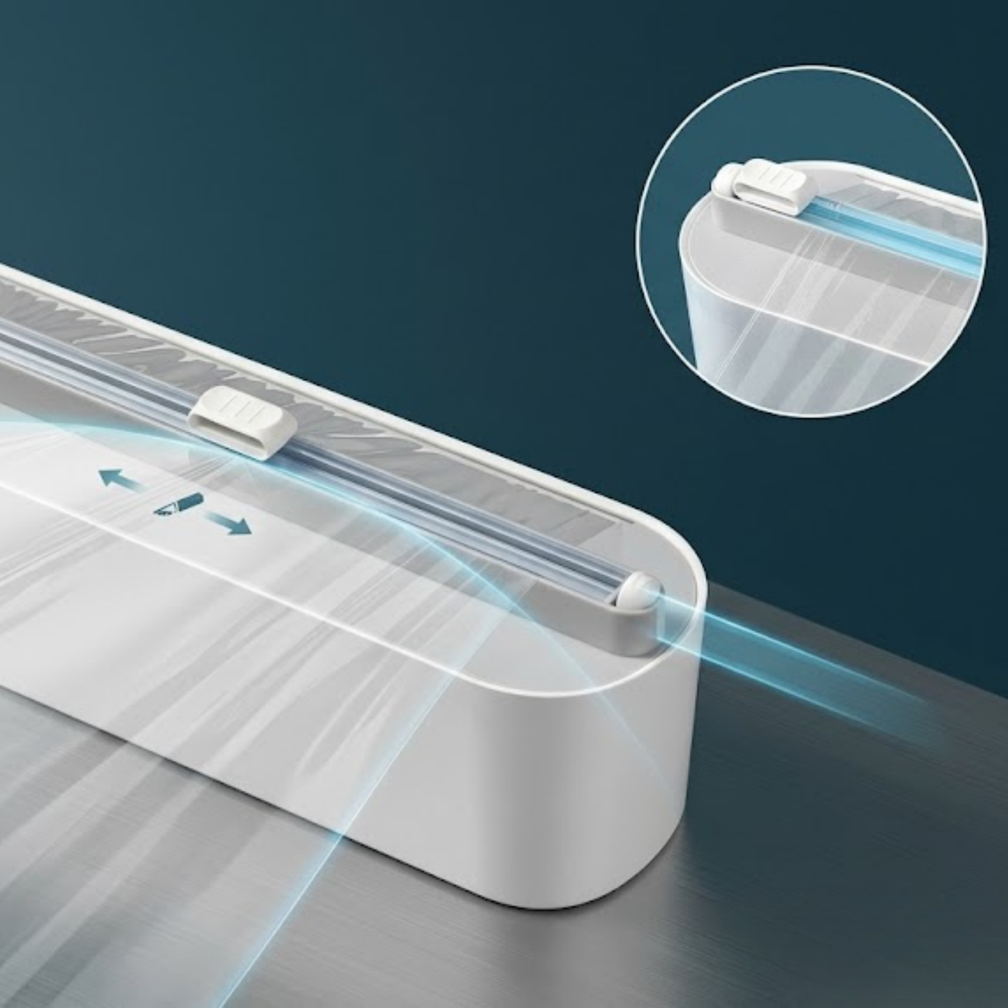 RSZZB® Glide Cut Magnetic Plastic Wrap Dispenser
