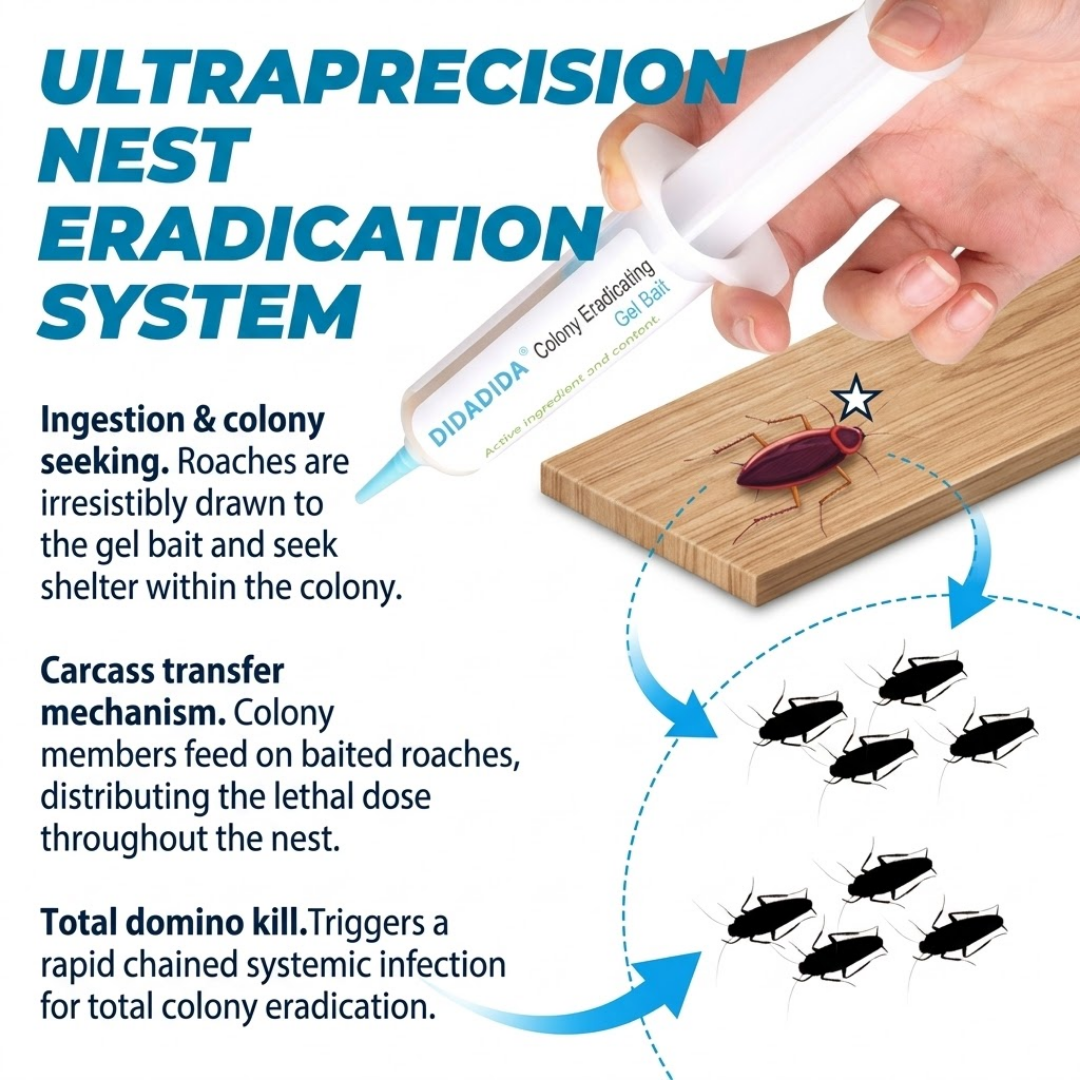 Ultimate Roach Killer Gel | Professional Grade, Family Safe Deep-Crevice Syringe Bait