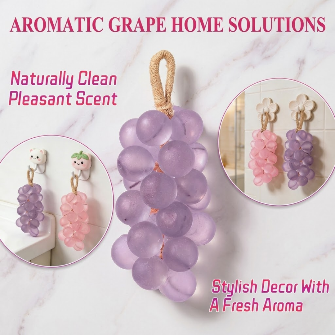 Handcrafted Aromatherapy Grape Soap | Natural Cleansing & Stylish Decor