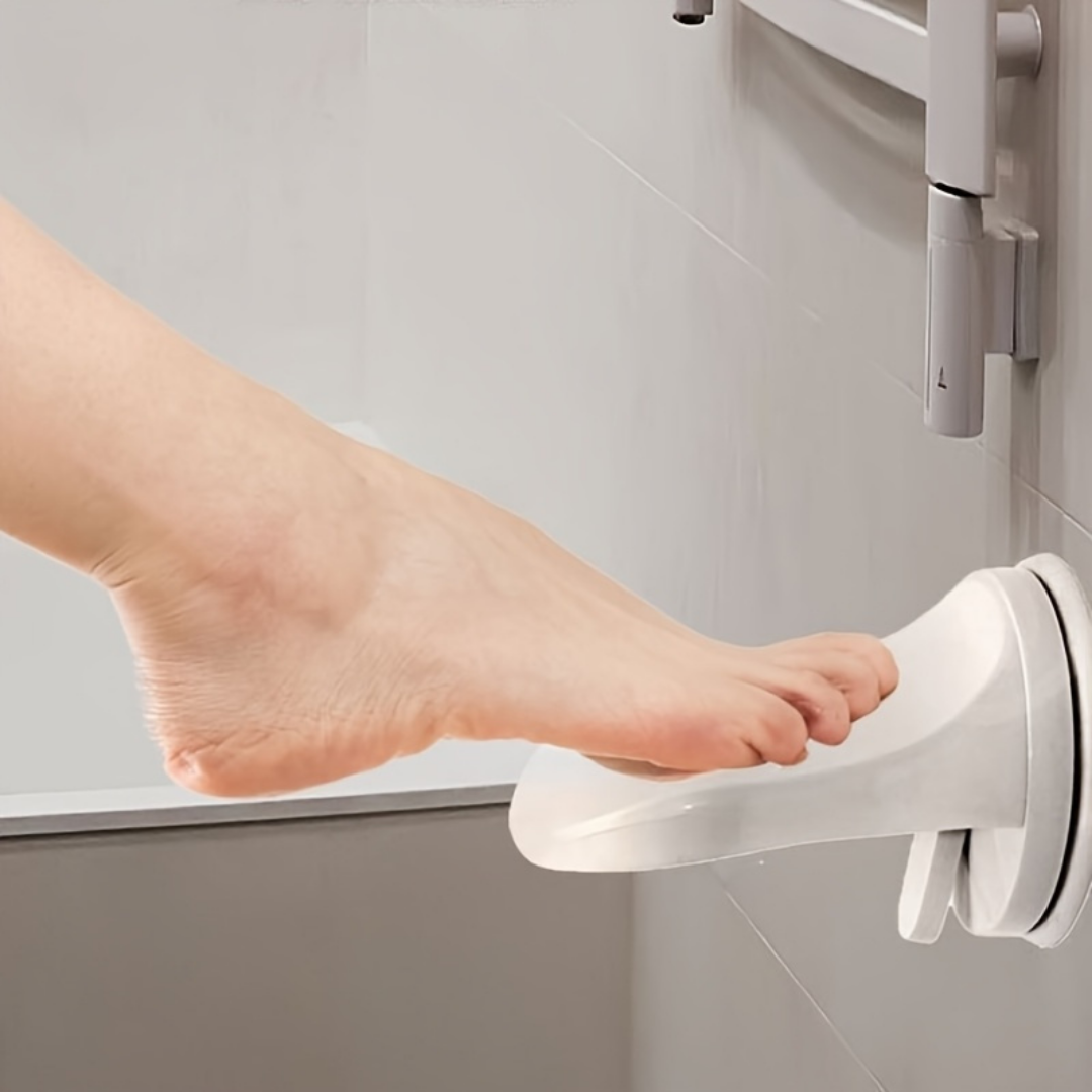 RSZZB® Bathroom Suction Cup Foot Pedal | Home Bath Footstool Board