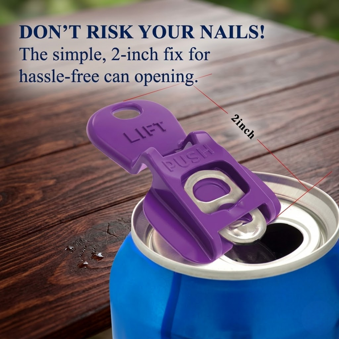 Ultimate Beverage Barricade & Easy Can Opener | Protect Nails & Keep Bugs Out!