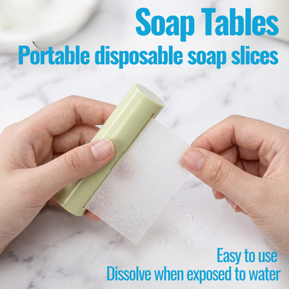 RSZZB® Portable Travel Soap Tablets: Soluble & Disposable Hand Wash