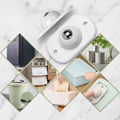 RSZZB® Instant Mobility: Adhesive Universal Wheels for Any Furniture